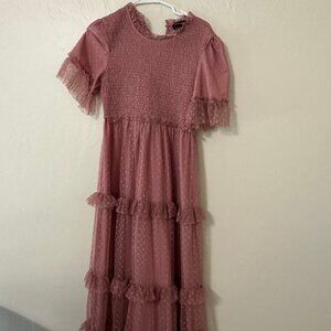 Pink Blush Maternity Dress